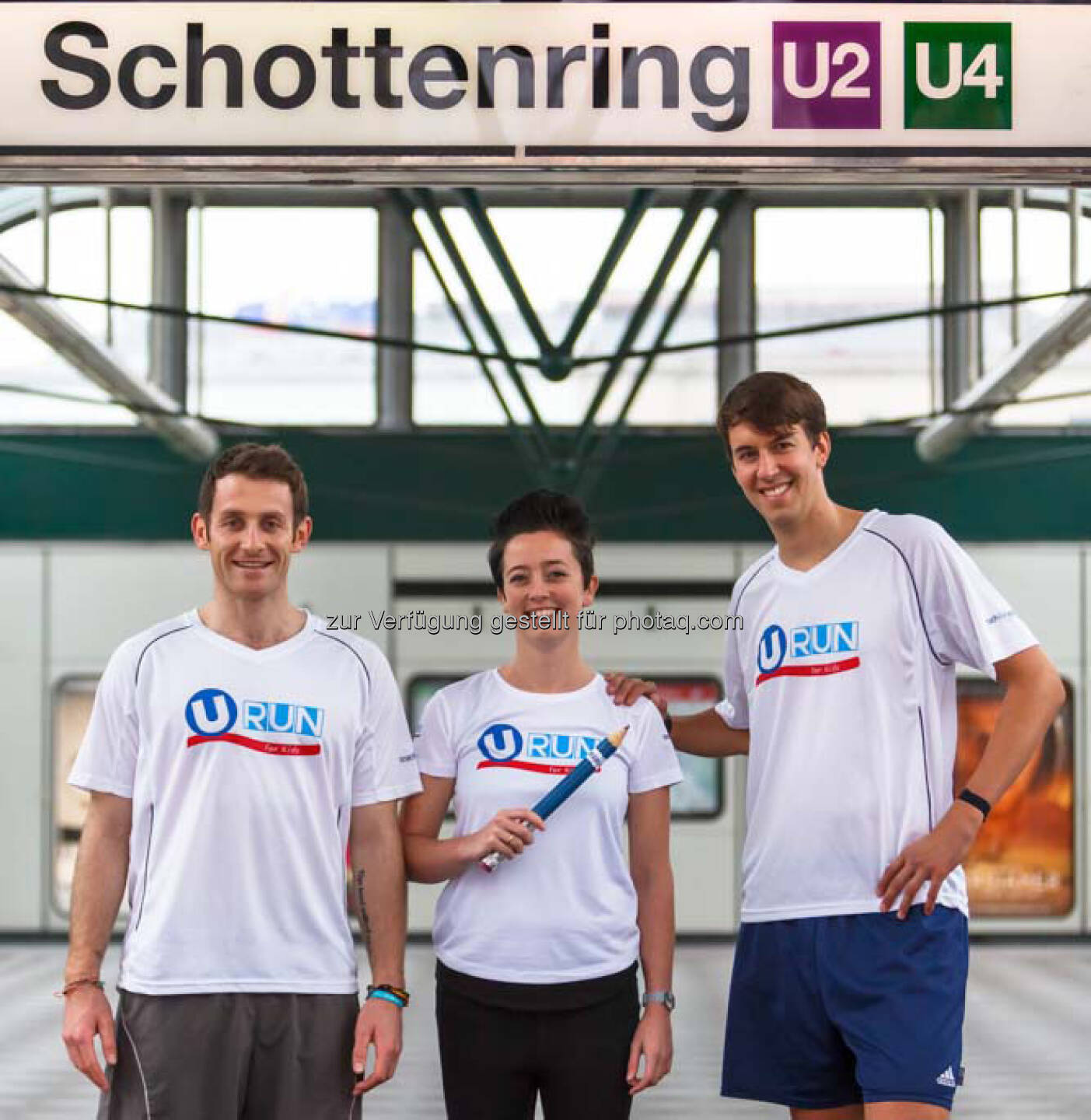 Simon Horowitz (Initiater des Teach for Austria URun), Kim Dusch, Matthias Stiedl