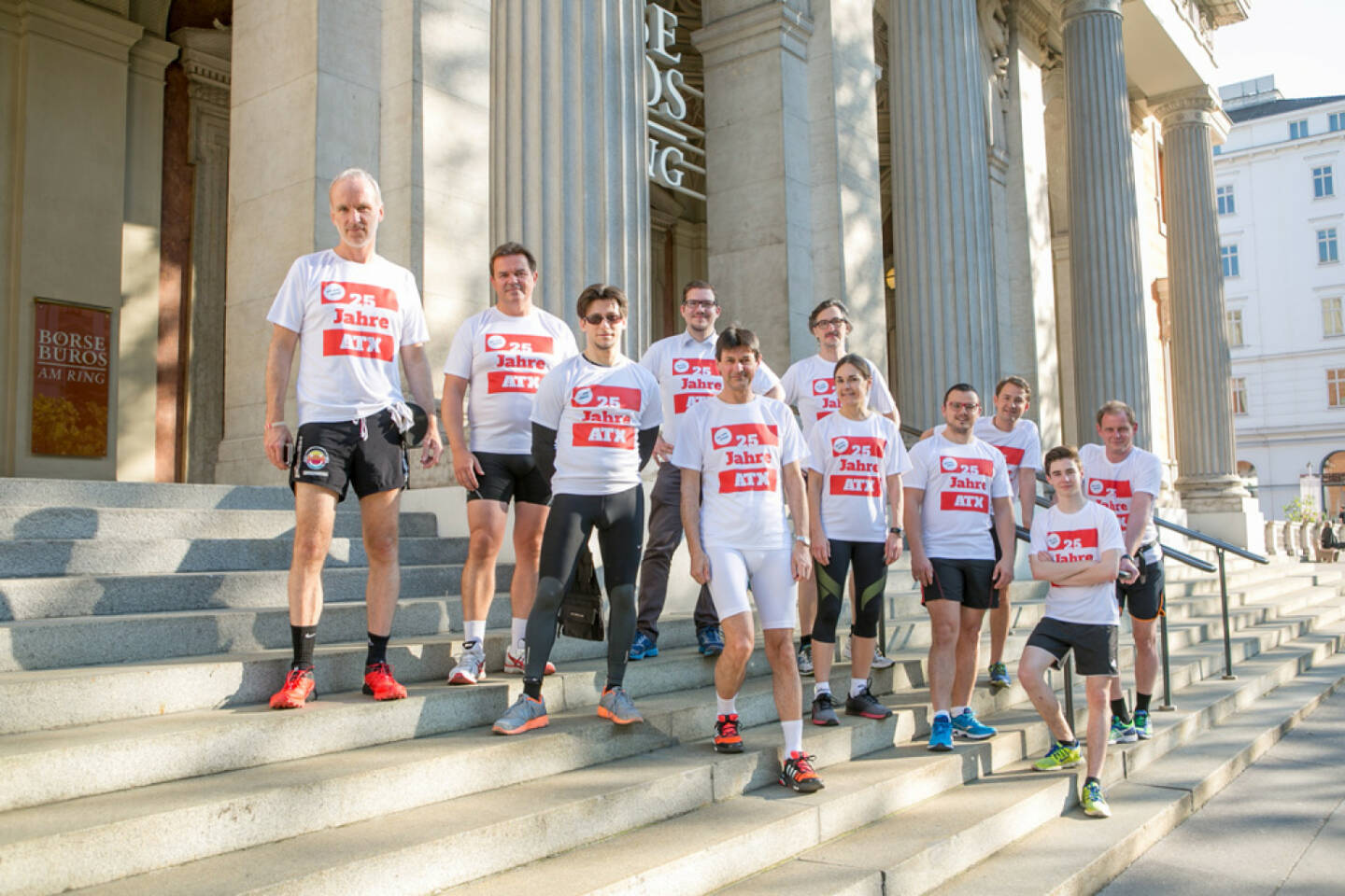 Team  (25 Jahre ATX - Lauf in rot-weiss-rot )