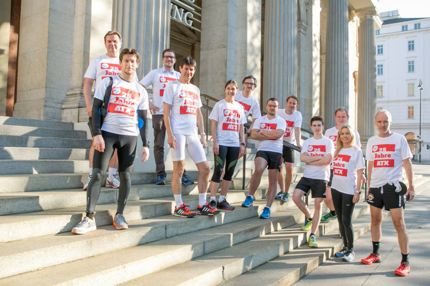 Team  (25 Jahre ATX - Lauf in rot-weiss-rot )