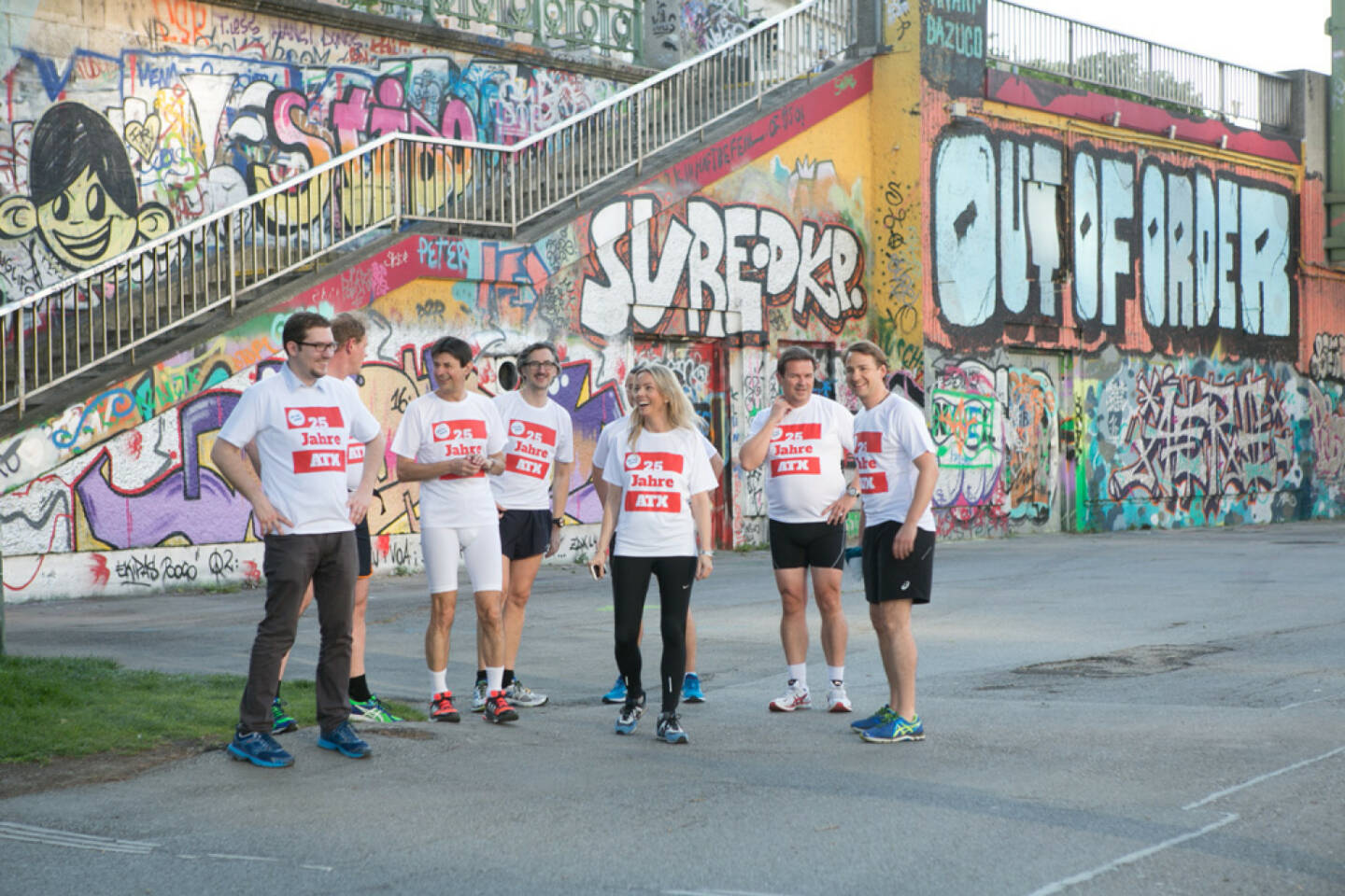 Donaukanal  (25 Jahre ATX - Lauf in rot-weiss-rot )