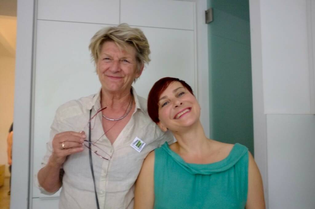 Corinne Noordenbos (former head of the photography class at the Royal Academy of Art in The Hague), Eugenia Maximova (photo: Josef Chladek) (13.06.2016) 