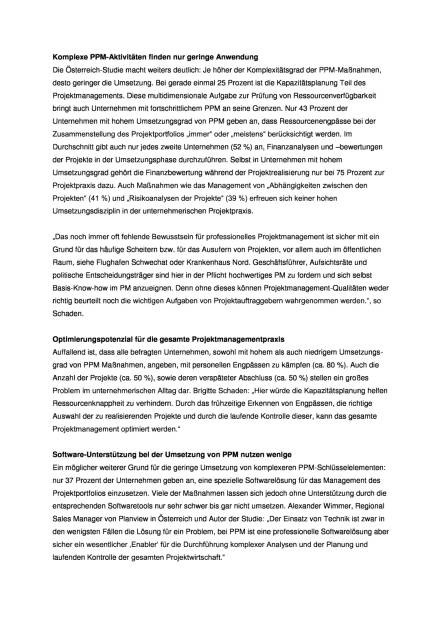 Projekt Management Austria: Jedes zweite Unternehmen hat Aufholbedarf, Seite 2/3, komplettes Dokument unter http://boerse-social.com/static/uploads/file_1211_projekt_management_austria_jedes_zweite_unternehmen_hat_aufholbedarf.pdf (14.06.2016) 
