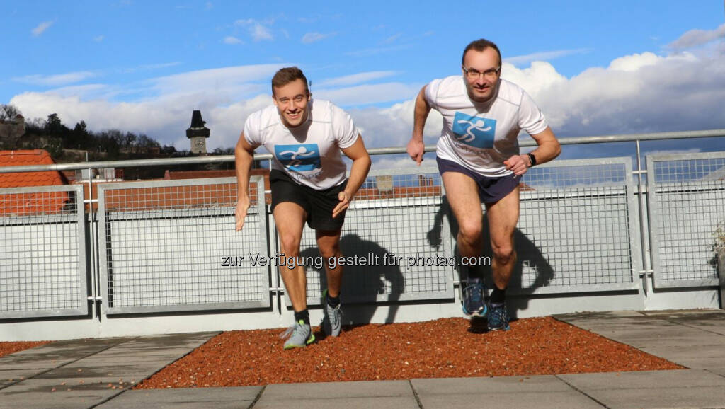 Daniel Wohlmuth (FitApp-Gründer), Thomas Mühlbacher (Investor) : FitApp - vom Uniprojekt zu 1,5 Millionen Downloads mit neuem Snap-Feature : Fotocredit: FitApp/Penaloza (15.06.2016) 