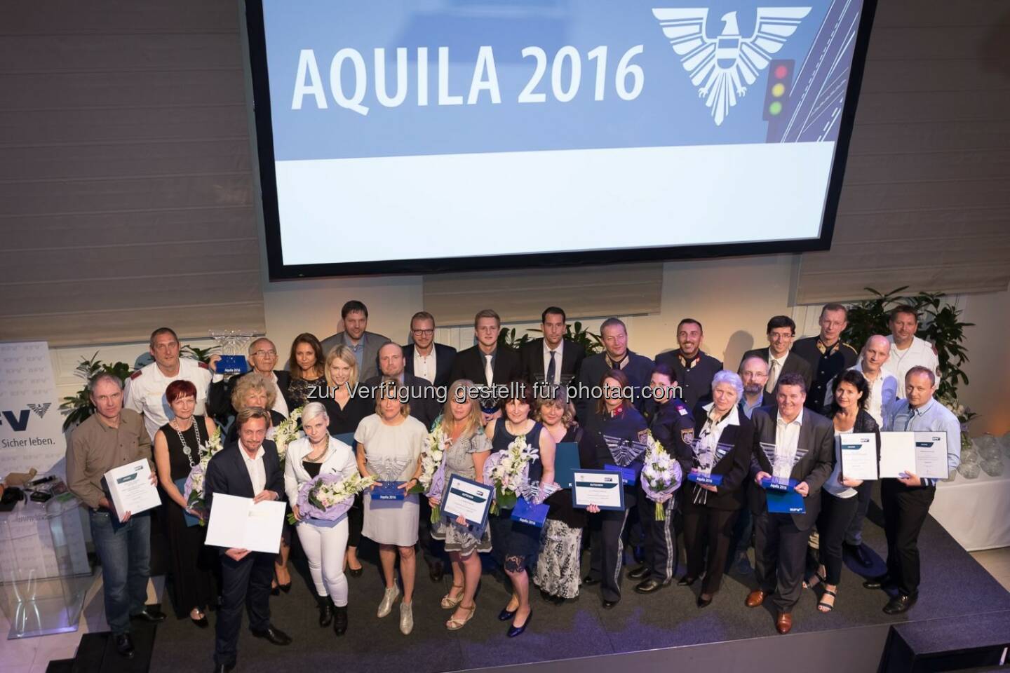 Aquila 2016 – Preisträger : Österreichischer Verkehrssicherheitspreis „Aquila 2016“ verliehen : Fotocredit: KFV/APA-Fotoservice/ Buchacher