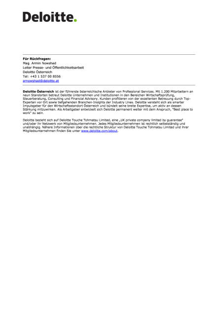Deloitte Styria verstärkt Team, Seite 2/2, komplettes Dokument unter http://boerse-social.com/static/uploads/file_1237_deloitte_styria_verstarkt_team.pdf (21.06.2016) 