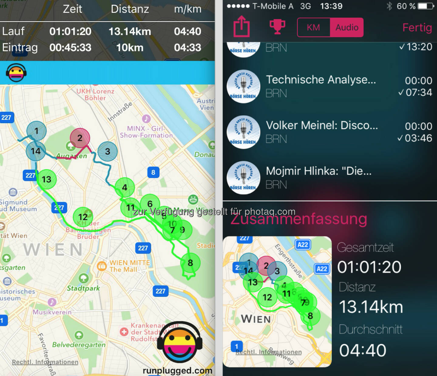 http://www.runplugged.com/app in Map und Audio