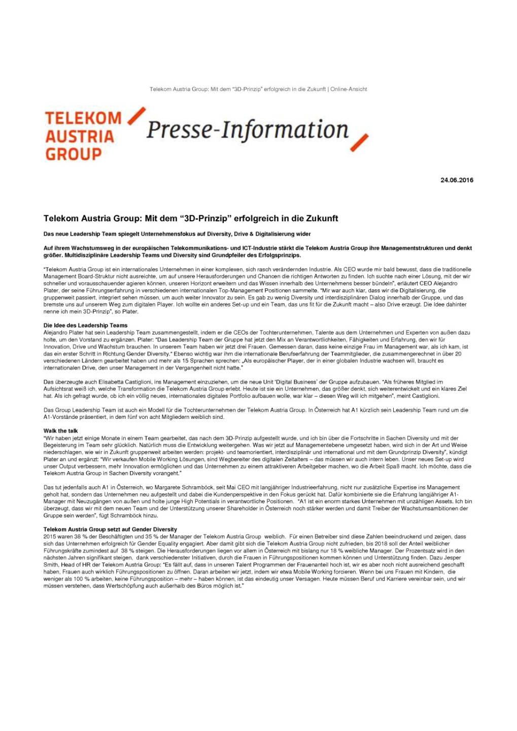 Telekom Austria Group: Mit dem &ldquo;3D-Prinzip&rdquo; erfolgreich in die Zukunft, Seite 1/3, komplettes Dokument unter http://boerse-social.com/static/uploads/file_1275_telekom_austria_group_mit_dem_3d-prinzip_erfolgreich_in_die_zukunft.pdf