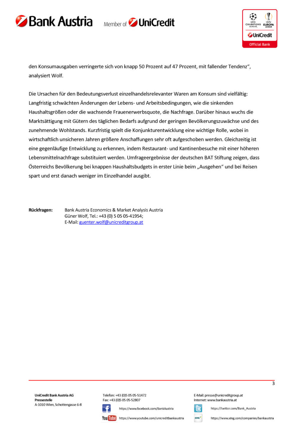 Bank Austria Branchenbericht: Einzelhandel gewinnt nur leicht an Tempo, Seite 3/3, komplettes Dokument unter http://boerse-social.com/static/uploads/file_1280_bank_austria_branchenbericht_einzelhandel_gewinnt_nur_leicht_an_tempo.pdf