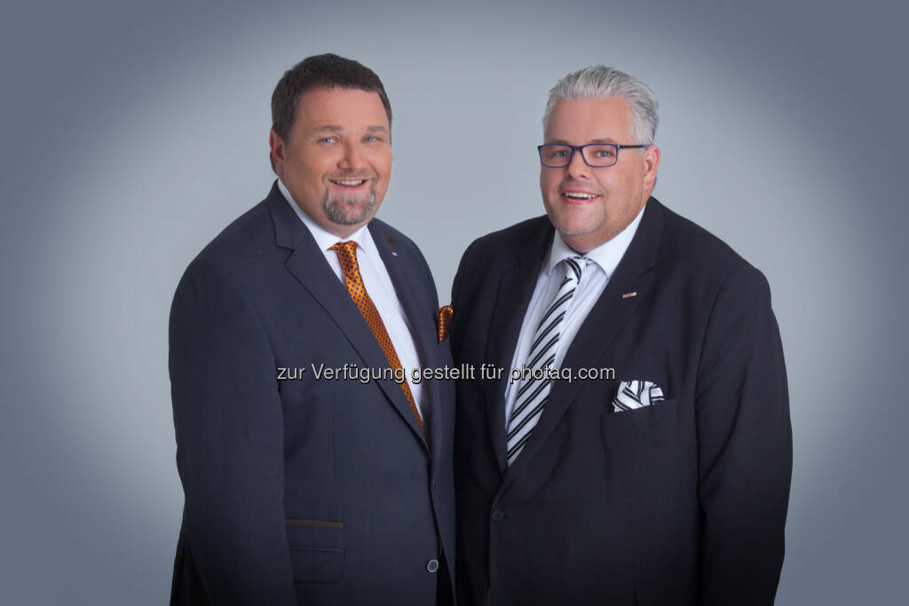 Wolfgang Binder (Obmann der Fachgruppe Kaffeehäuser Wien), Gerry Hornek (Obmann-Stv. der Fachgruppe Kaffeehäuser Wien) : Neues Team an der Spitze der Fachgruppe Kaffeehäuser Wien : Fotocredit: WKW-Tourismus/Foto Weinwurm GmbH./Michael Weinwurm, © Aussender (29.06.2016) 