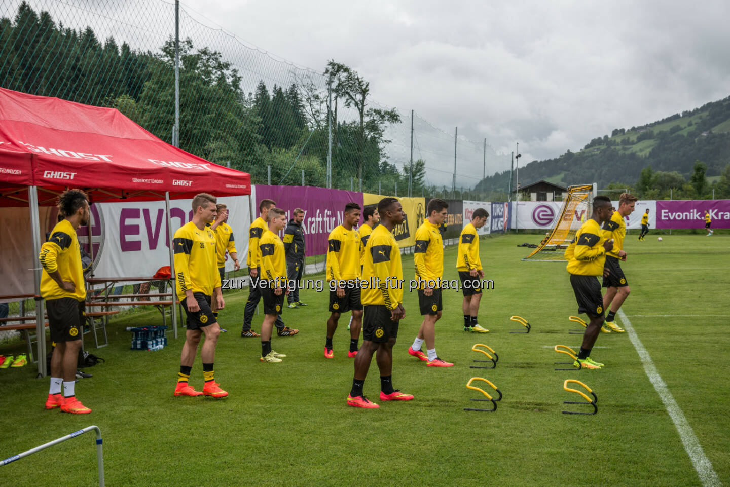 Team Borussia Dortmund : Sommertrainingslager des BVB im Brixental : Fotocredit: Tourismusverband Kitzbüheler Alpen – Brixental/Tropper