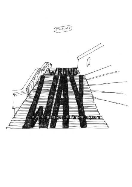 Aldo Giannotti: Staircase : Intervention in der Albertina : Spatial Dispositions. Aldo Giannotti : Fotocredit: (c) Aldo Giannotti, Albertina, © Aussendung (05.07.2016) 