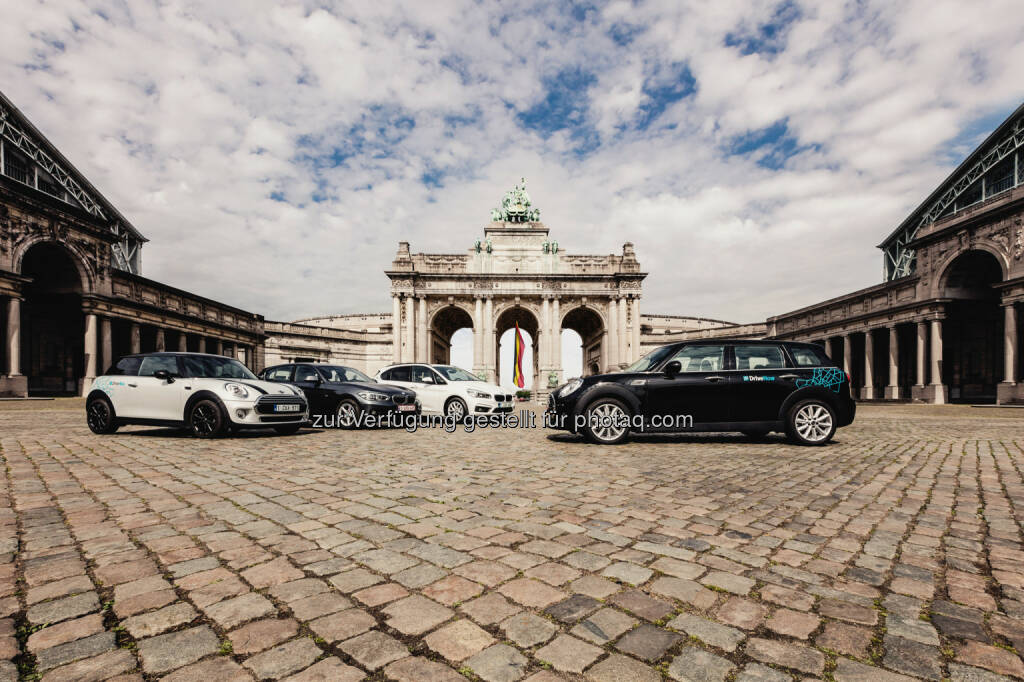 DriveNow CarSharing in Brüssel : BMW Group und Sixt SE bauen Carsharing weiter aus :  Brüssel ist die zehnte europäische DriveNow Metropole : ©BMW Group, © Aussendung (06.07.2016) 