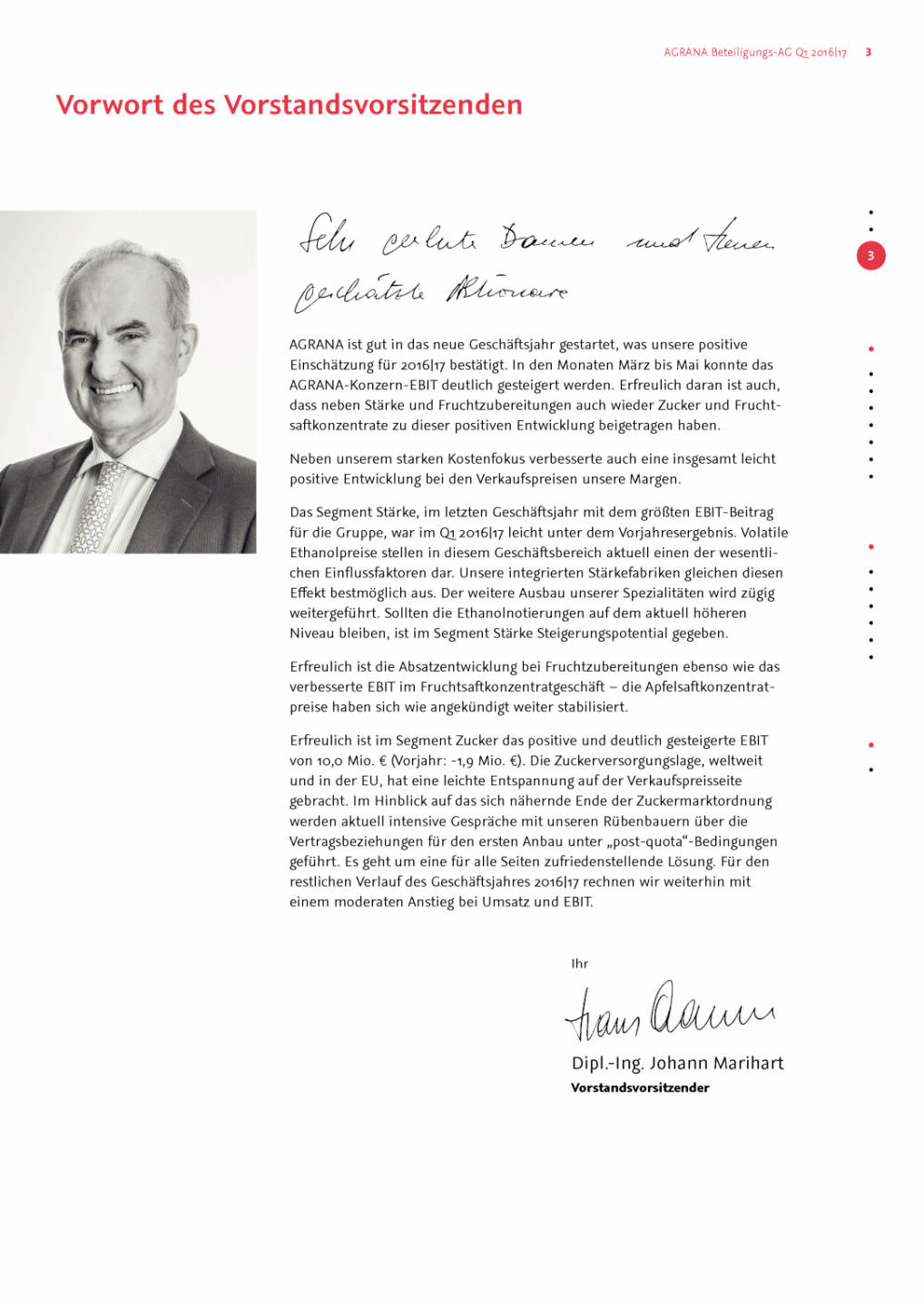 Agrana: Bericht &uuml;ber 1.Quartal 2016|17, Seite 3/21, komplettes Dokument unter http://boerse-social.com/static/uploads/file_1347_agrana_bericht_uber_1quartal_201617.pdf
