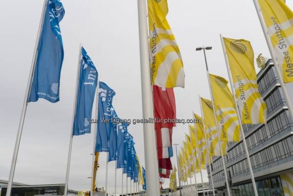 Fahnen, Invest 2013 in Stuttgart - http://www.messe-stuttgart.de/invest/ (19.04.2013) 