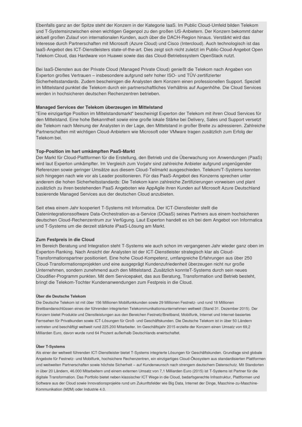 Deutsche Telekom: Beim Cloud Computing weiter an der Spitze, Seite 2/2, komplettes Dokument unter http://boerse-social.com/static/uploads/file_1382_deutsche_telekom_beim_cloud_computing_weiter_an_der_spitze.pdf