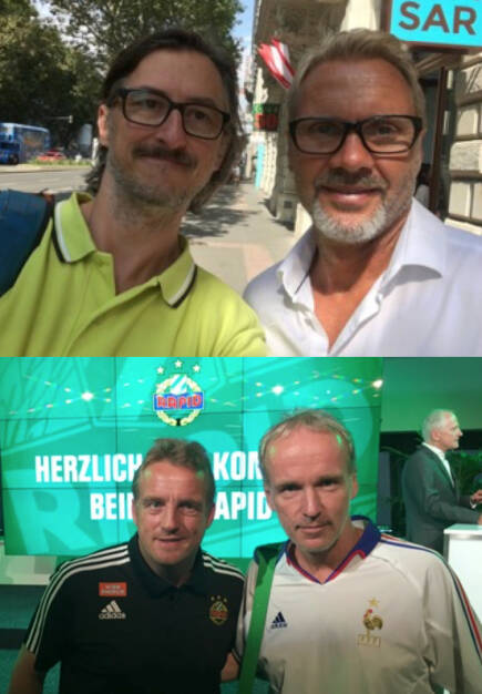 Josef Chladek, Thorsten Fink, Mike Büskens, Christian Drastil (23.07.2016)