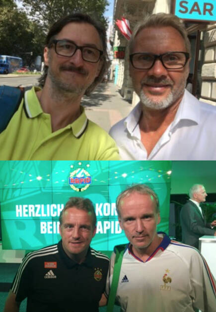 Josef Chladek, Thorsten Fink, Mike Büskens, Christian Drastil (23.07.2016) 