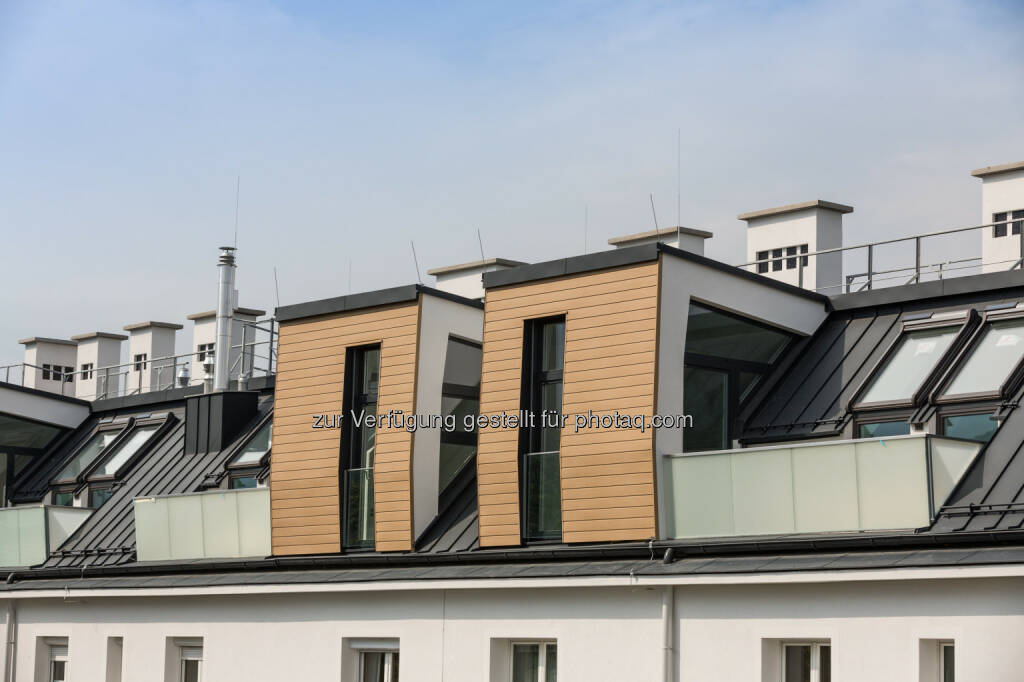 Buwog Samhaberplatz: Beim Rapid-Stadion entsteht Wiens größter Dachausbau : Fotocredit: Buwog/Stephan Huger, © Aussendung (26.07.2016) 