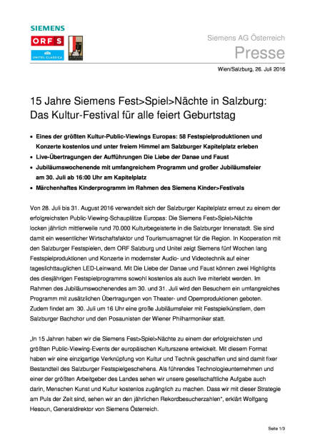 Siemens: 15 Jahre Fest>Spiel>Nächte in Salzburg, Seite 1/3, komplettes Dokument unter http://boerse-social.com/static/uploads/file_1488_siemens_15_jahre_festspielnachte_in_salzburg.pdf (26.07.2016) 