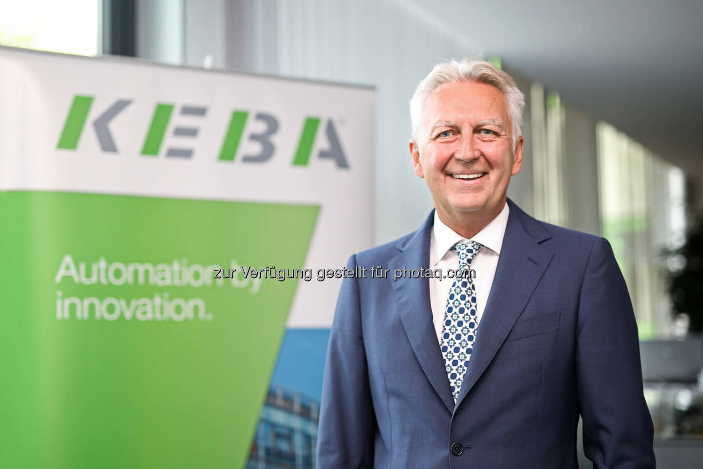 Gerhard Luftensteiner (Vorstandsvorsitzender KEBA AG) : KEBA übernimmt Selbstbedienungsspezialisten KEMAS – den deutschen Marktführer bei Übergabelösungen : Fotocredit: KEBA AG/APA-Fotoservice/Hartl