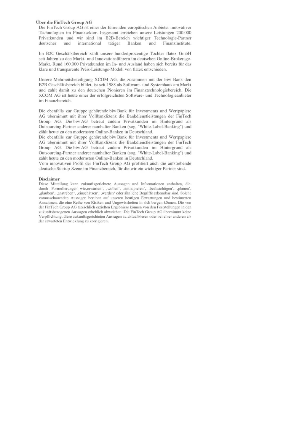FinTech Group und Rocket Internet starten strategische Technologiepartnerschaft, Seite 2/2, komplettes Dokument unter http://boerse-social.com/static/uploads/file_1502_fintech_group_und_rocket_internet_starten_strategische_technologiepartnerschaft.pdf