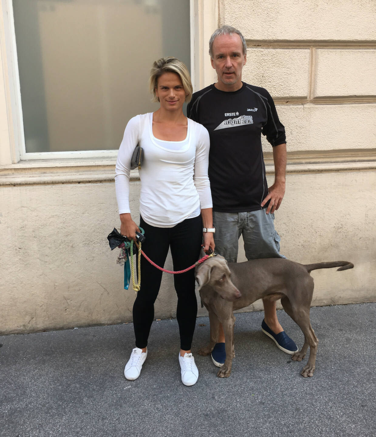 Mit Elisabeth Niedereder und Superhund Arco