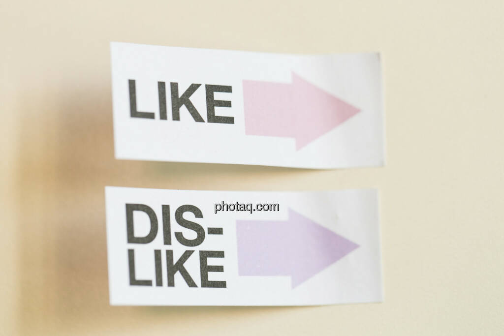 Mag ich, mag ich nicht, Like, Dislike, © finanzmarktfoto/Martina Draper (24.04.2013) 