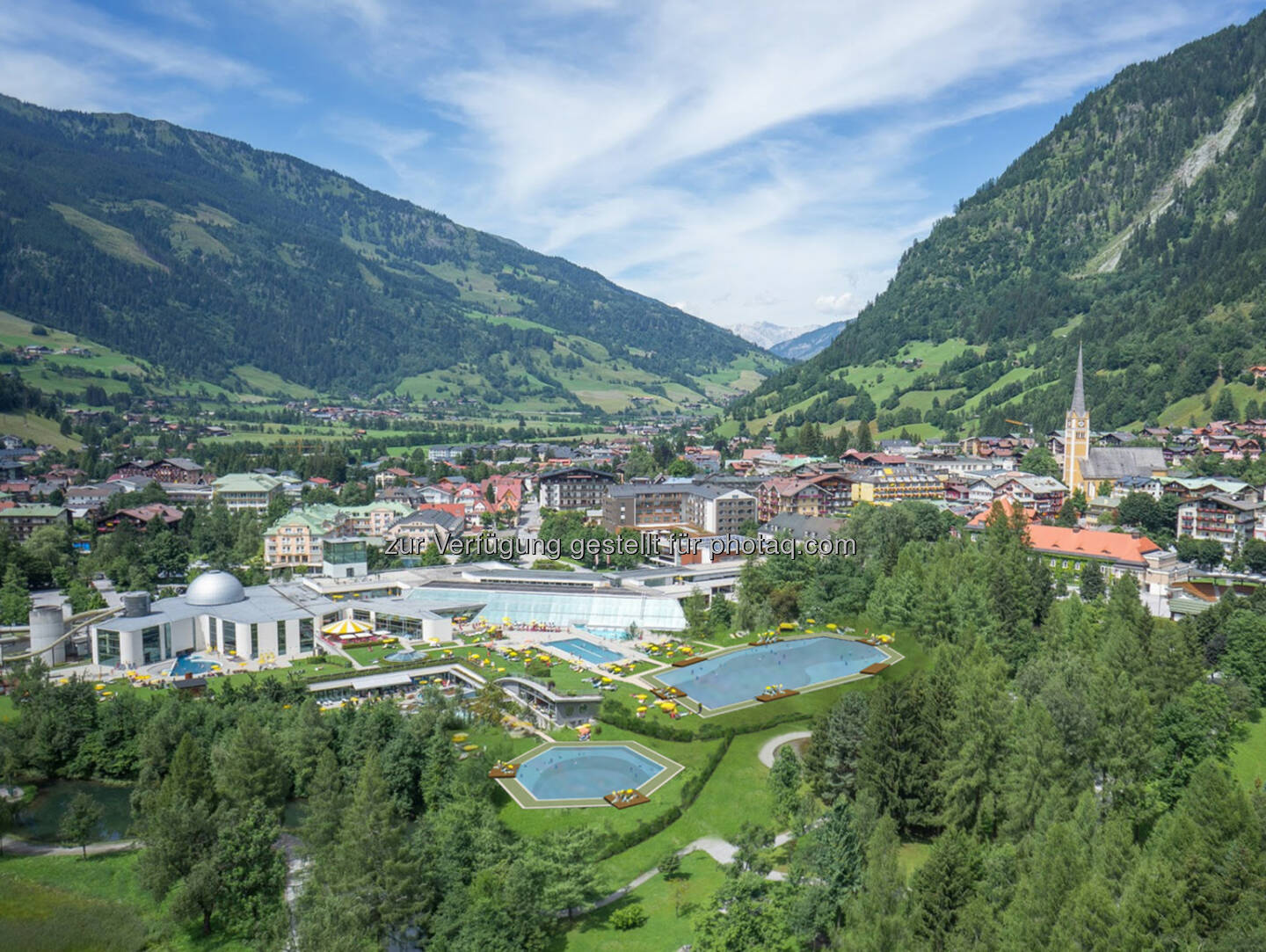 Alpentherme Gastein: Presse-Konferenz und Baustellen-Eröffnung des Projekts Thermalwasser-Badeseen in der Alpentherme Gastein (Bild: Vandealps Architecture, Alpentherme Gastein)