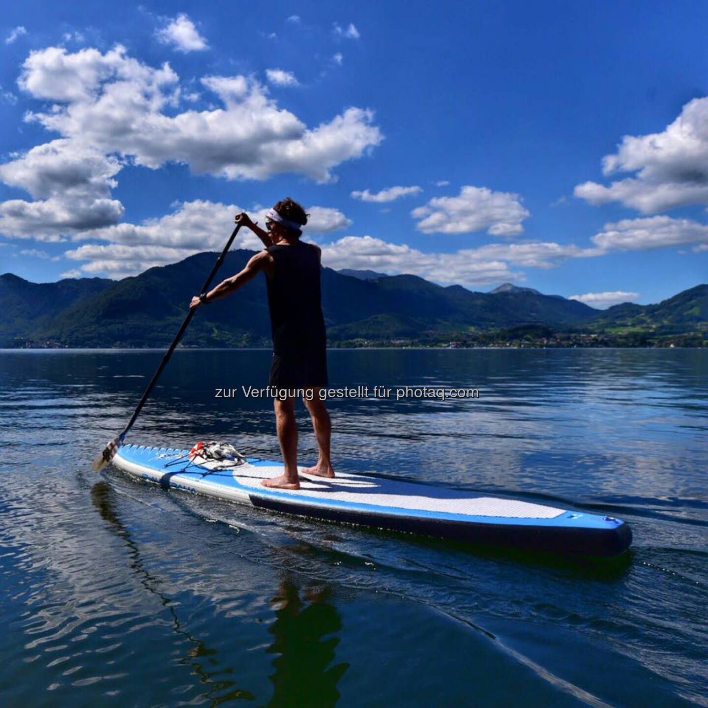 Florian Neuschwander, SUP, Stand, paddeln, See