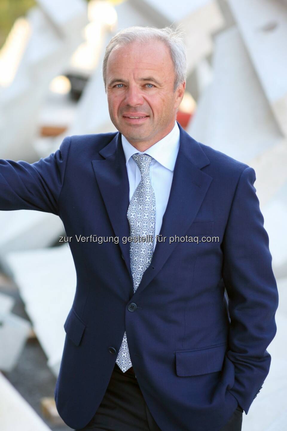 Franz Josef Eder (VÖB Präsident) : VÖB Konjunkturbarometer : Solide Branche bleibt weiterhin skeptisch : Aufgrund mangelnder Planbarkeit starten die erfolgreichen heimischen Betonwerke zurückhaltend in die zweite Jahreshälfte : Fotocredit: VÖB