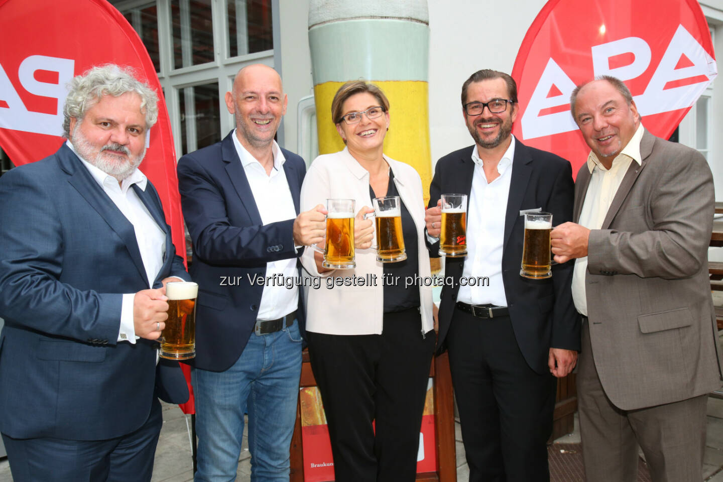 Johannes Bruckenberger, Marcus Hebein, Karin Thiller, Clemens Pig, Werner Müllner (alle APA)