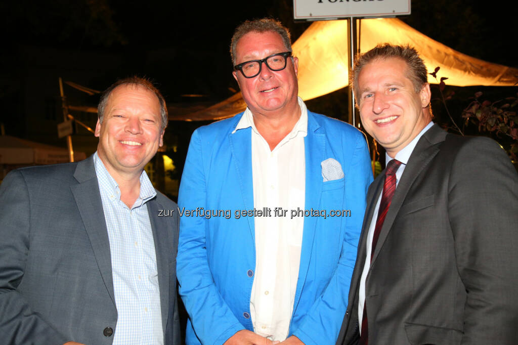 Matthias Settele (Markíza - Slovakia), Wolfgang Fischer (Wiener Stadthalle), Markus Pohanka (Austro Control), © APA-Fotoservice/Ludwig Schedl (30.08.2016) 