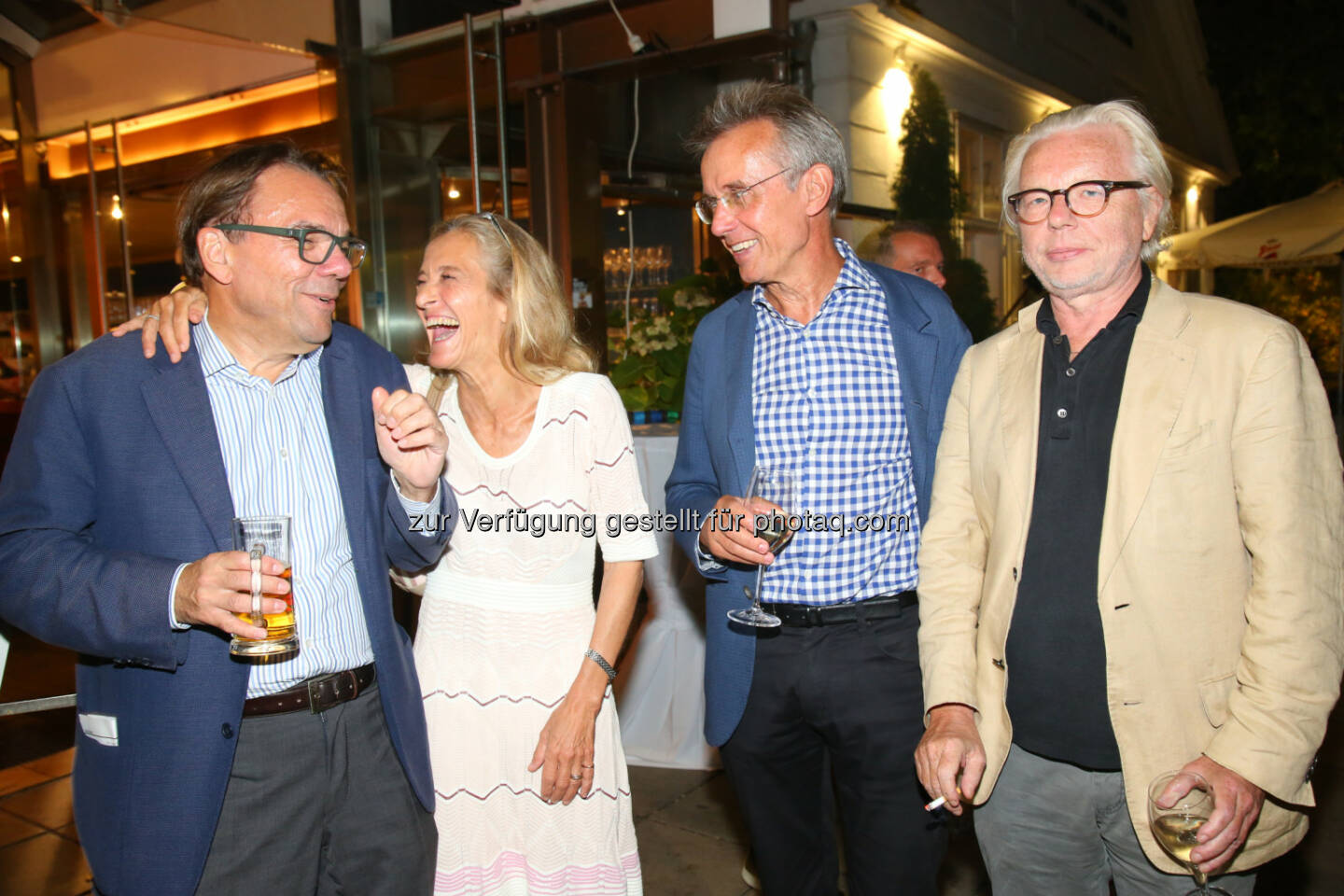 Karl Krammer (Krammer Consultants Politics & Media GmbH), Kathrin Zechner (ORF), Robert Wiesner (ORF), Joachim Riedl (Die Zeit)