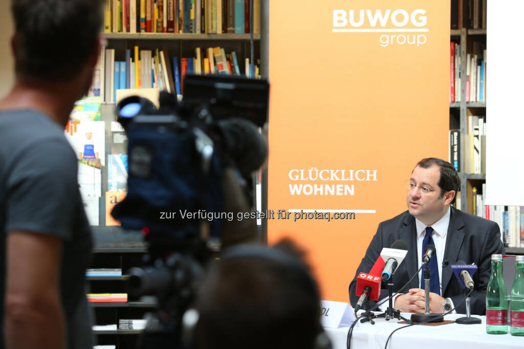 Daniel Riedl (CEO), © Buwog AG/APA-Fotoservice/Schedl (31.08.2016)
