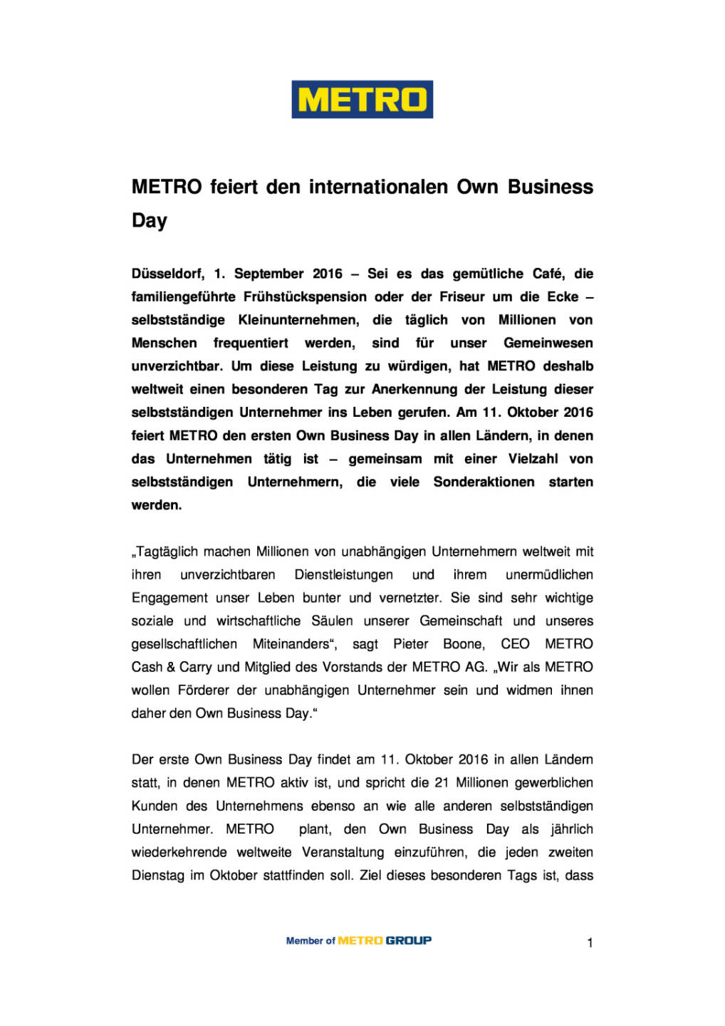 Metro feiert den internationalen Own Business Day, Seite 1/3, komplettes Dokument unter http://boerse-social.com/static/uploads/file_1708_metro_feiert_den_internationalen_own_business_day.pdf