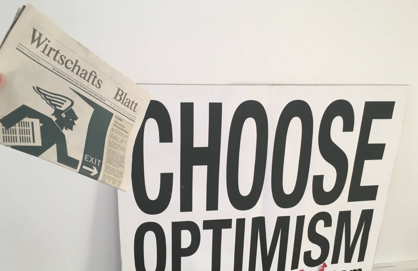 Choose Optimism WirtschaftsBlatt 