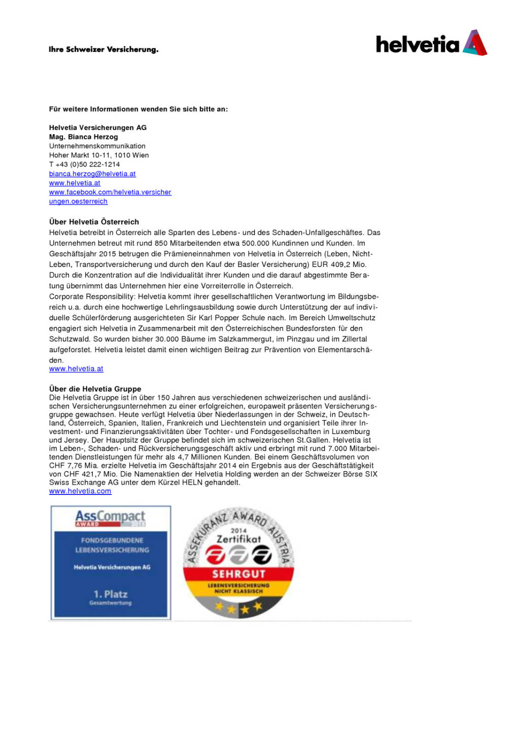 Helvetia Versicherungen Österreich – 1. Halbjahr 2016, Seite 3/3, komplettes Dokument unter http://boerse-social.com/static/uploads/file_1722_helvetia_versicherungen_osterreich_1_halbjahr_2016.pdf