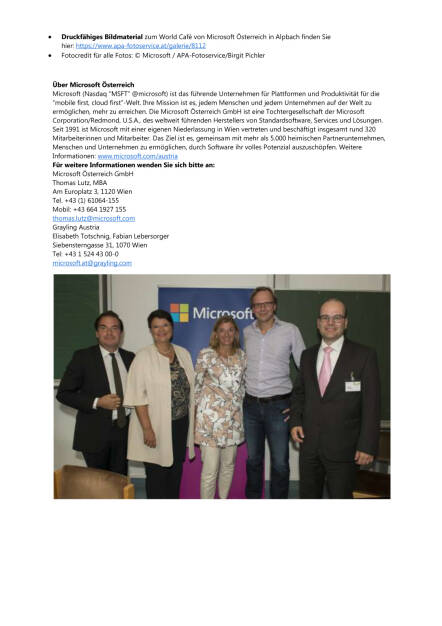 Microsoft Arbeitskreis Forum Alpbach, Seite 3/3, komplettes Dokument unter http://boerse-social.com/static/uploads/file_1724_microsoft_arbeitskreis_forum_alpbach.pdf (05.09.2016) 