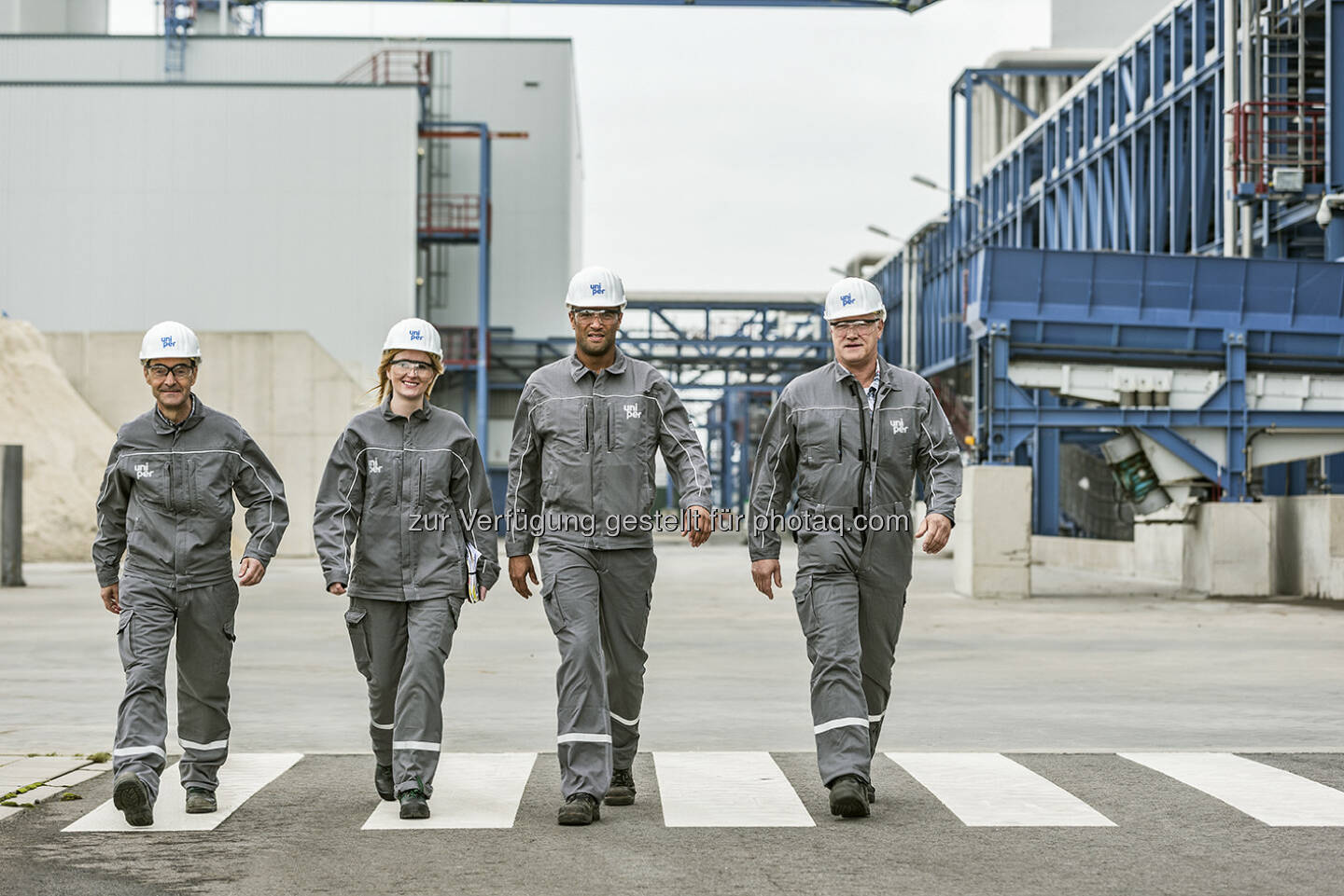 Uniper Mitarbeiter im Kraftwerk Maasvlakte Rotterdam
