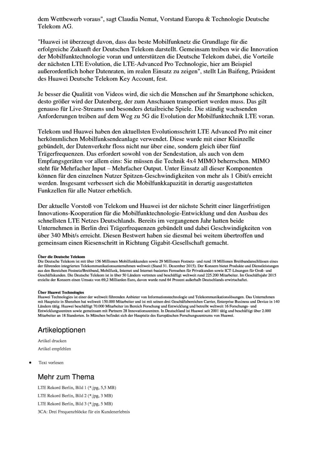 Deutsche Telekom: Mobilfunk-Schallmauer im Live-Betrieb durchbrochen, Seite 2/2, komplettes Dokument unter http://boerse-social.com/static/uploads/file_1766_deutsche_telekom_mobilfunk-schallmauer_im_live-betrieb_durchbrochen.pdf