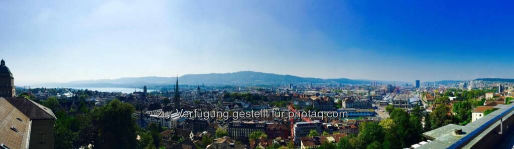 Panorama Zürich von Harald Mahrer (15.09.2016) 