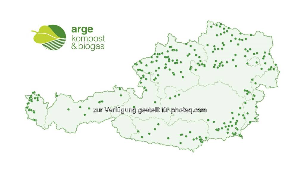 Grafik „Biogasanlagen in Österreich“ : Fotocredit: ABKÖ, © Aussender (16.09.2016) 