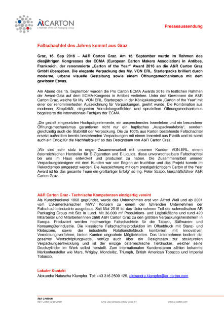  A&R Carton Graz: Faltschachtel des Jahres, Seite 1/1, komplettes Dokument unter http://boerse-social.com/static/uploads/file_1786__ar_carton_graz_faltschachtel_des_jahres.pdf (16.09.2016) 