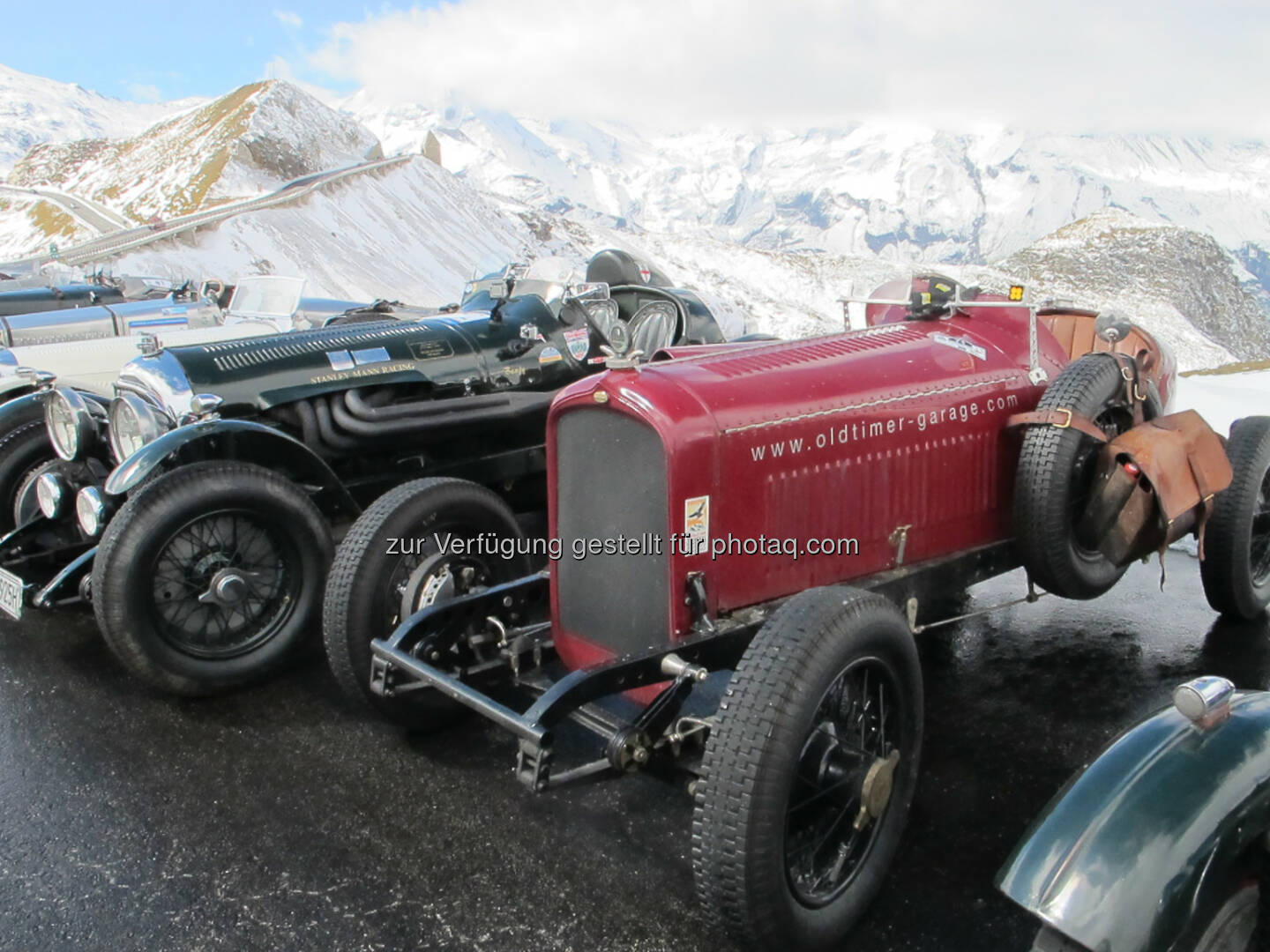 Historische Fahrzeuge beim Parkplatz Fuscher Törl : Internationler Großglockner Grand Prix 2016 vom 22. – 24. September : Fotocredit: grossglockner.at/Großglockner Hochalpenstraßen AG