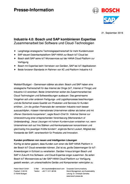 Bosch und SAP kombinieren Expertise, Seite 1/4, komplettes Dokument unter http://boerse-social.com/static/uploads/file_1814_bosch_und_sap_kombinieren_expertise.pdf (21.09.2016) 