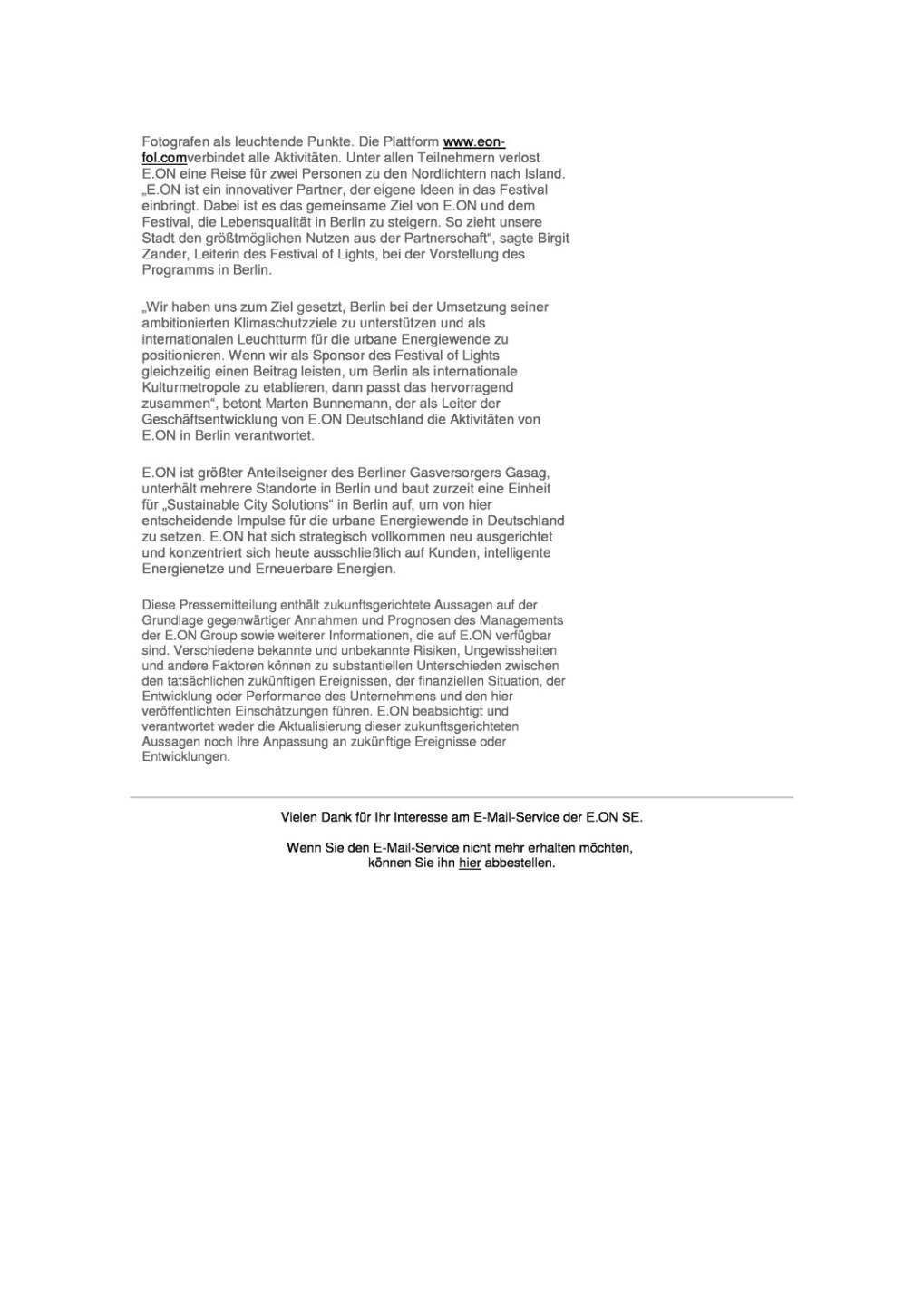 E.ON: Festival of Lights, Seite 2/2, komplettes Dokument unter http://boerse-social.com/static/uploads/file_1820_eon_festival_of_lights.pdf