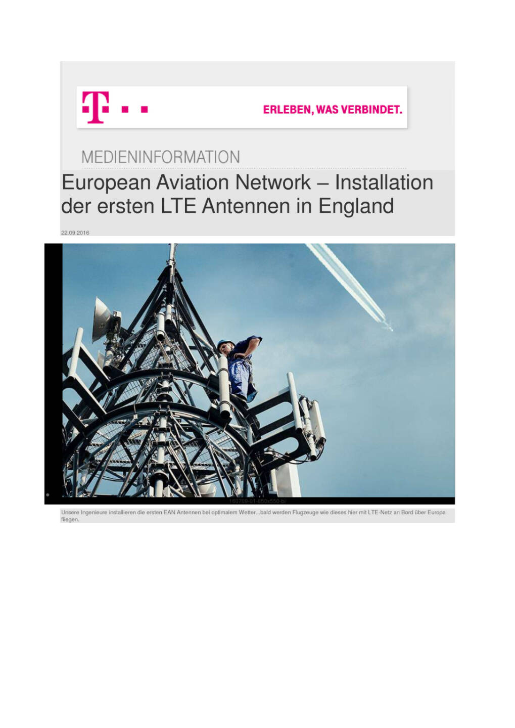 Deutsche Telekom: European Aviation Network , Seite 1/5, komplettes Dokument unter http://boerse-social.com/static/uploads/file_1821_deutsche_telekom_european_aviation_network.pdf