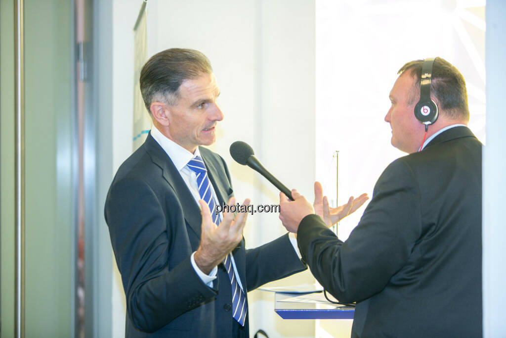 Peter Haidenek (Polytec), Peter Heinrich (Börsenradio), © Martina Draper/photaq (29.09.2016) 