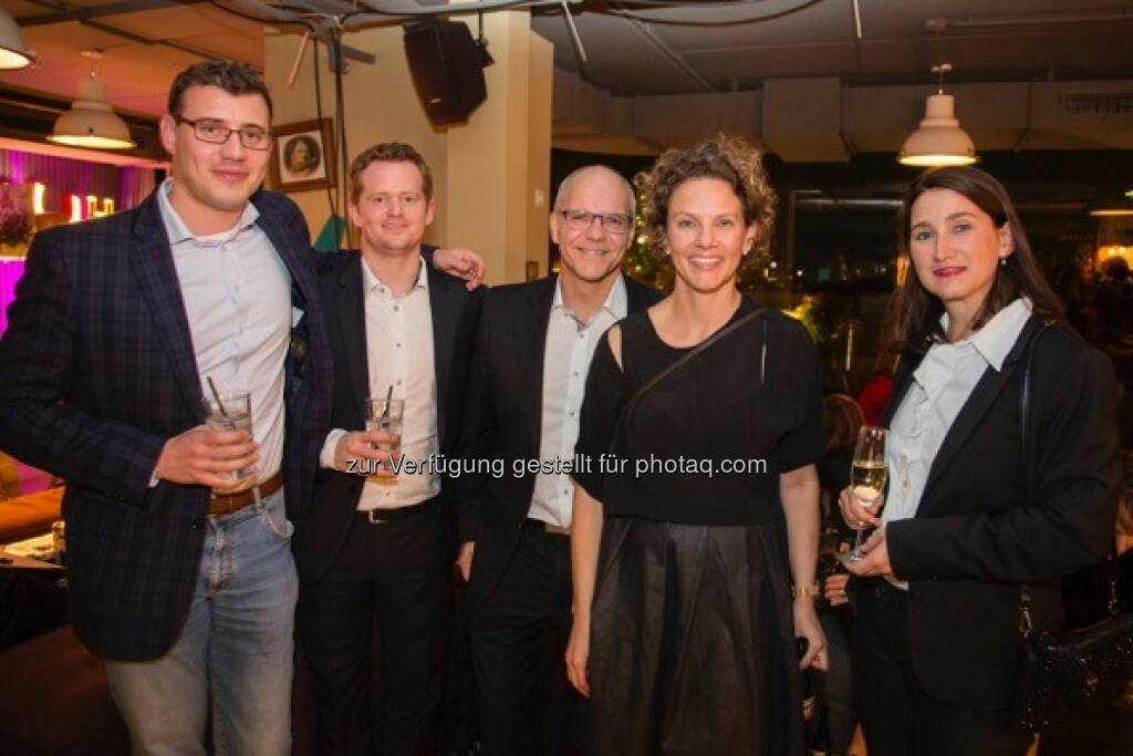 Nick Allgaier (Swiss Airlines), Julian Fischer (Manager Innovation Austrian Airlines), Ulrich Richter (CFM Deutsche Lufthansa). Sabine Hoffmann (ambuzzador), Christina Tiefbrunner (Head of Cabin Crews Austrian Airlines), © Juergen Hammerschmid (29.09.2016) 