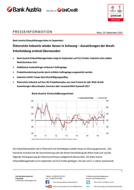 Österreichs Industrie – Auswirkungen der Brexit-Entscheidung erstmal überwunden, Seite 1/4, komplettes Dokument unter http://boerse-social.com/static/uploads/file_1849_osterreichs_industrie_auswirkungen_der_brexit-entscheidung_erstmal_uberwunden.pdf (29.09.2016) 